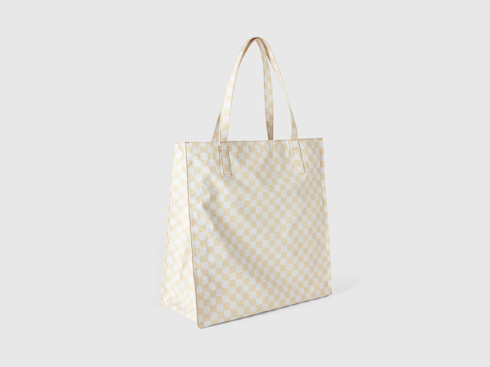 Shopping bag a quadri e da donna multi-color 2 | Benetton Outlet