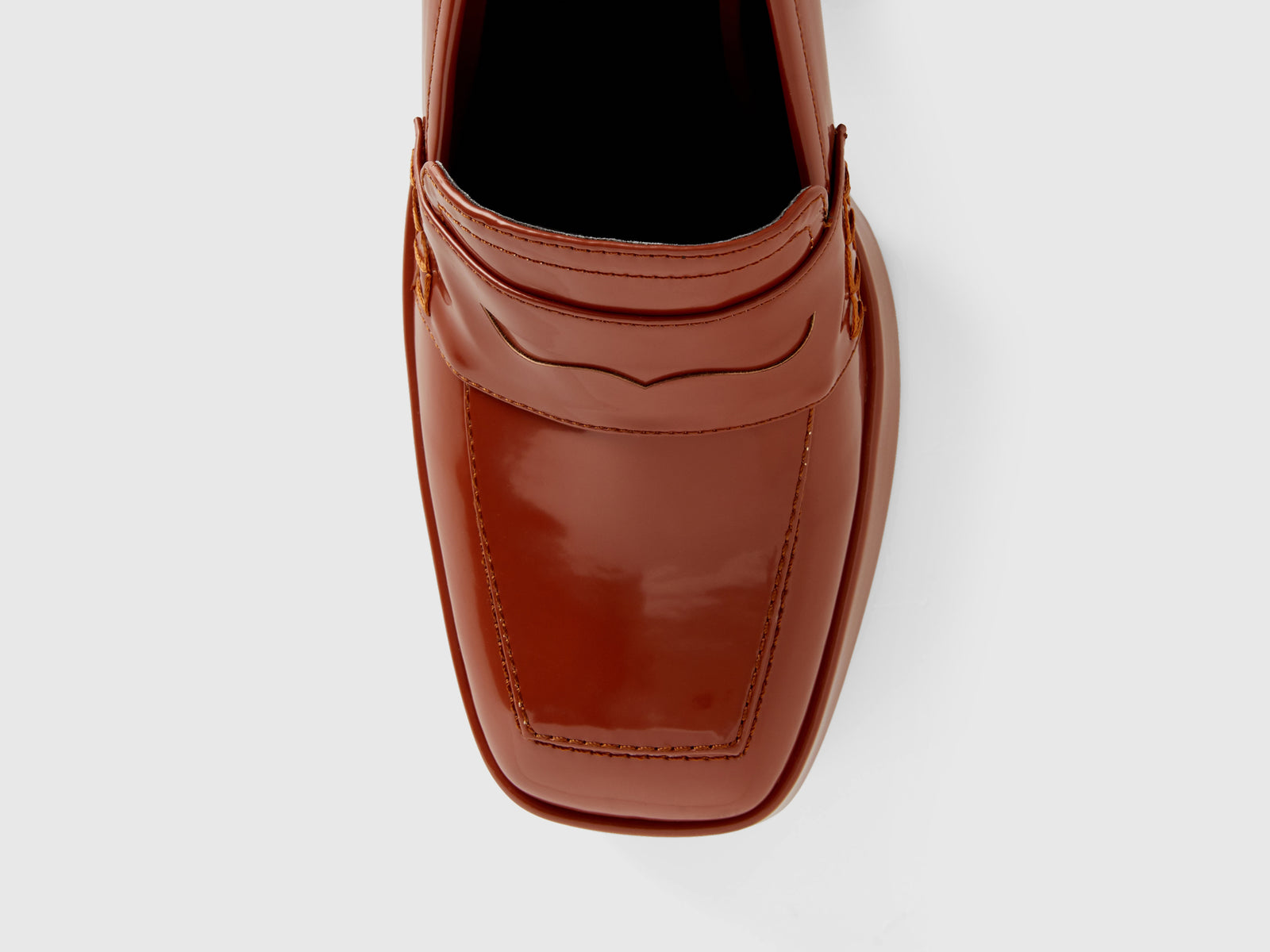 Mocasines con tacón y plataforma da donna marrone 3 | Benetton Outlet