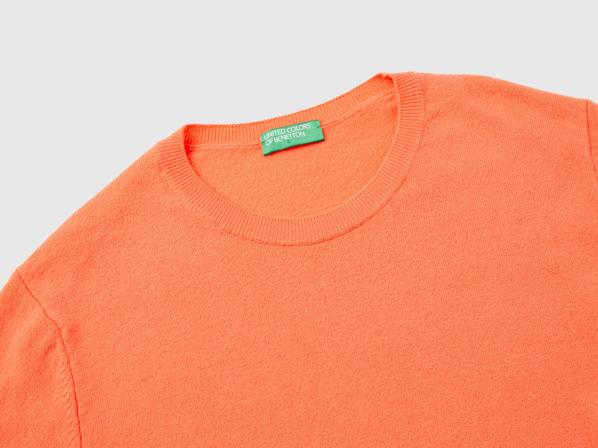 Maglia relaxed fit in pura lana Merino