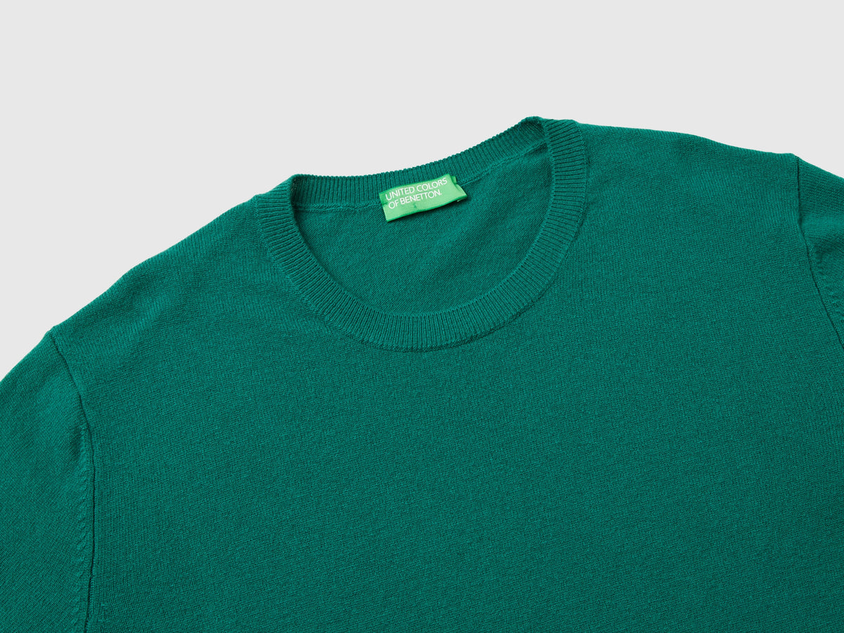 Maglia relaxed fit in pura lana Merino