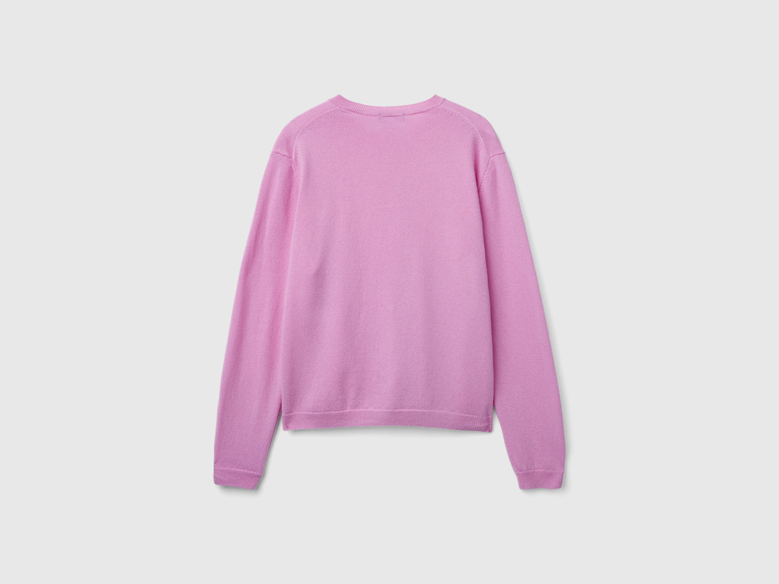 Pure Merino Wool Cardigan da donna lilla 2 | Benetton Outlet