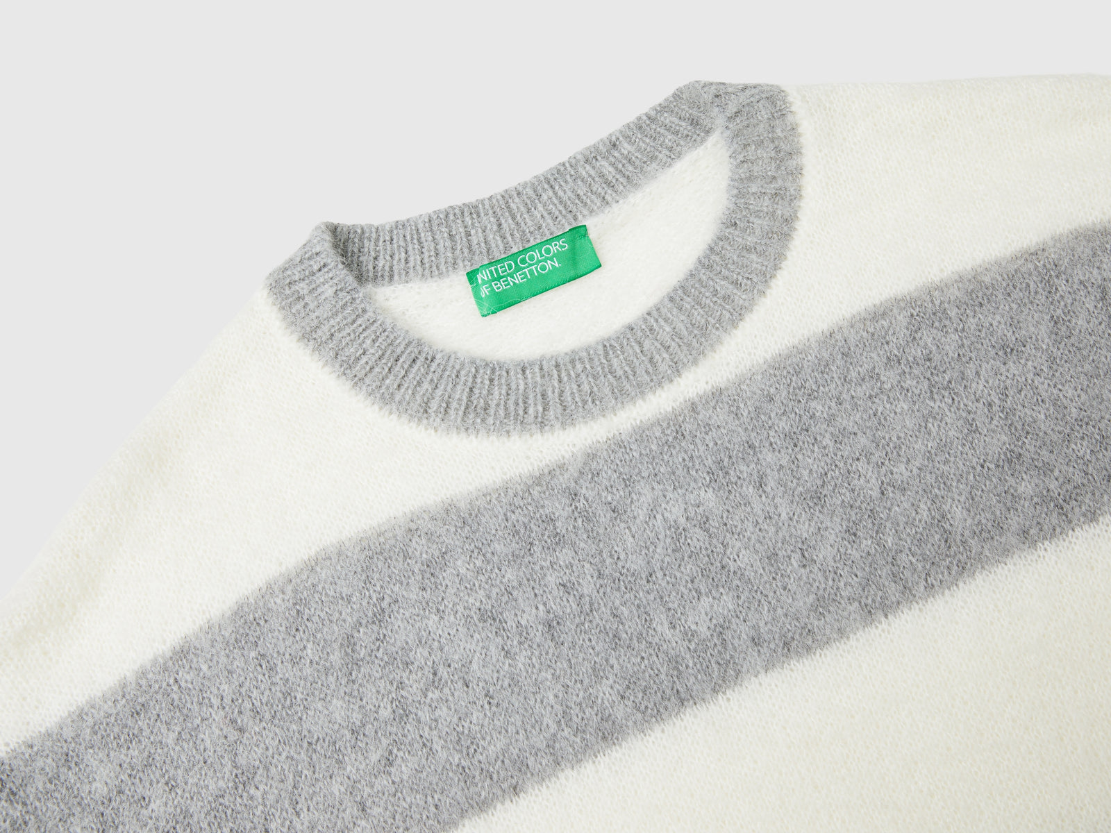 Maglia a righe in misto alpaca da donna multi-color 3 | Benetton Outlet