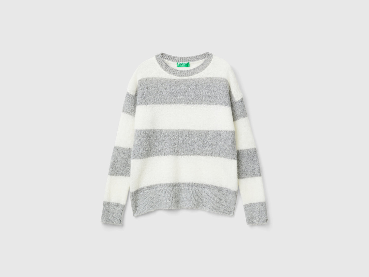 Maglia a righe in misto alpaca da donna multi-color | Benetton Outlet
