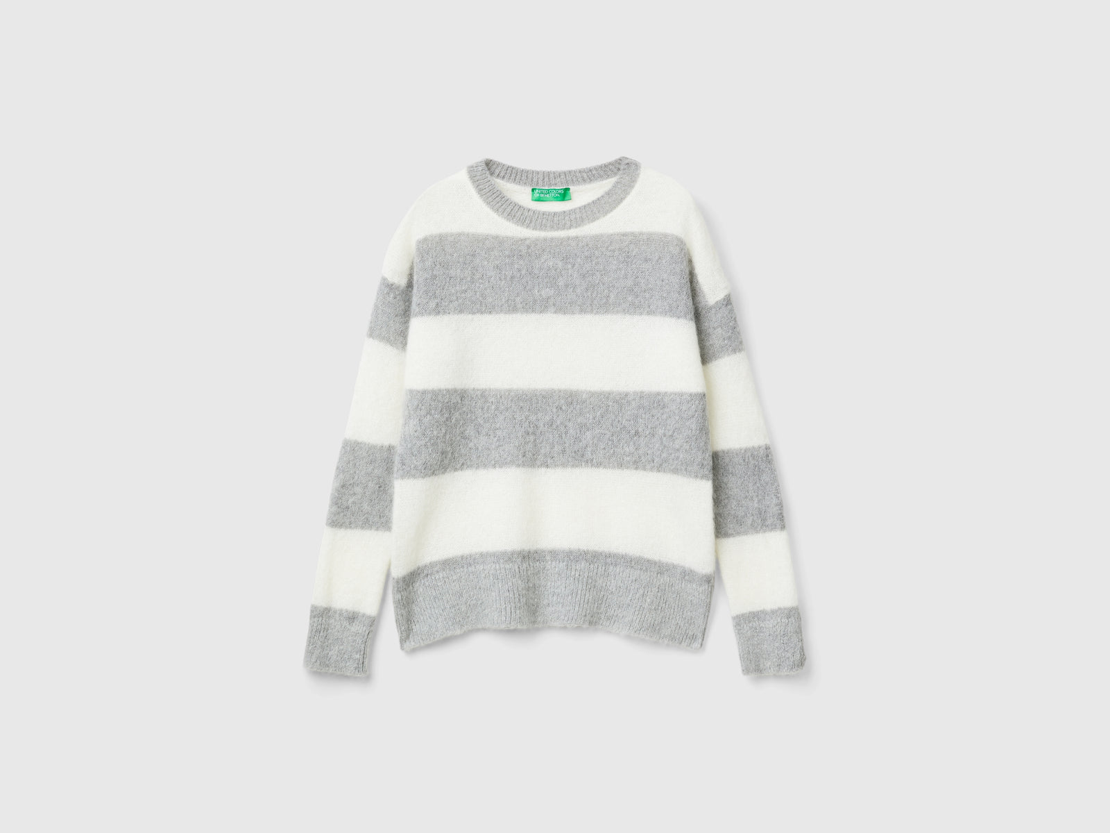 Maglia a righe in misto alpaca da donna multi-color | Benetton Outlet