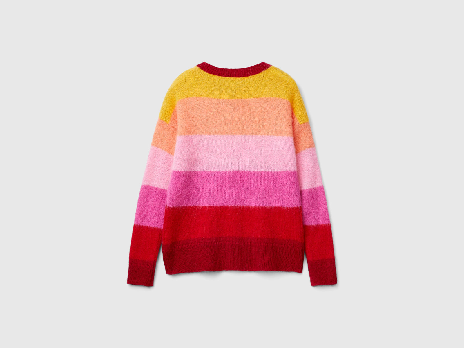 Maglia a righe in misto alpaca da donna multi-color 2 | Benetton Outlet