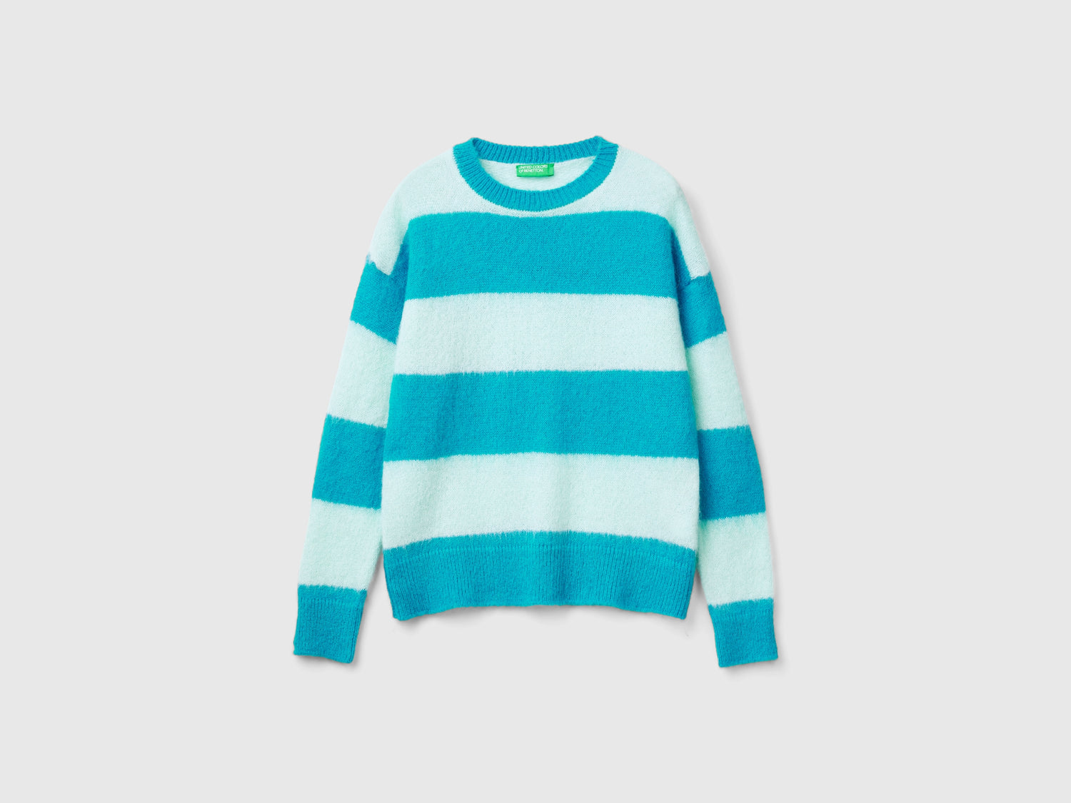 Maglia a righe in misto alpaca da donna multi-color | Benetton Outlet