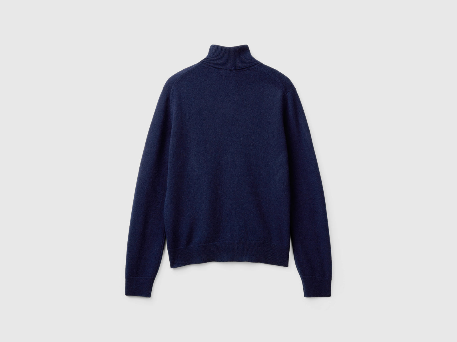 Dolcevita in puro cashmere da donna blu scuro 2 | Benetton Outlet