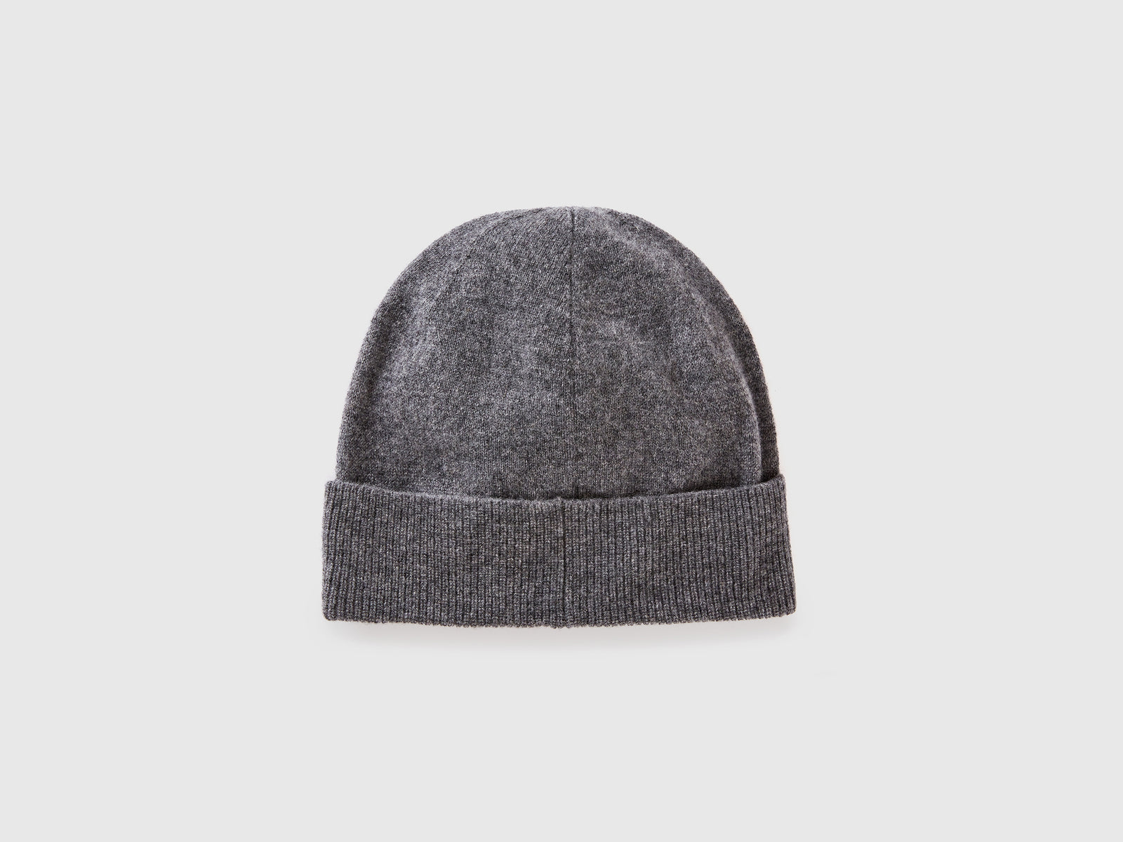 Berretto in puro cashmere da donna grigio scuro 2 | Benetton Outlet