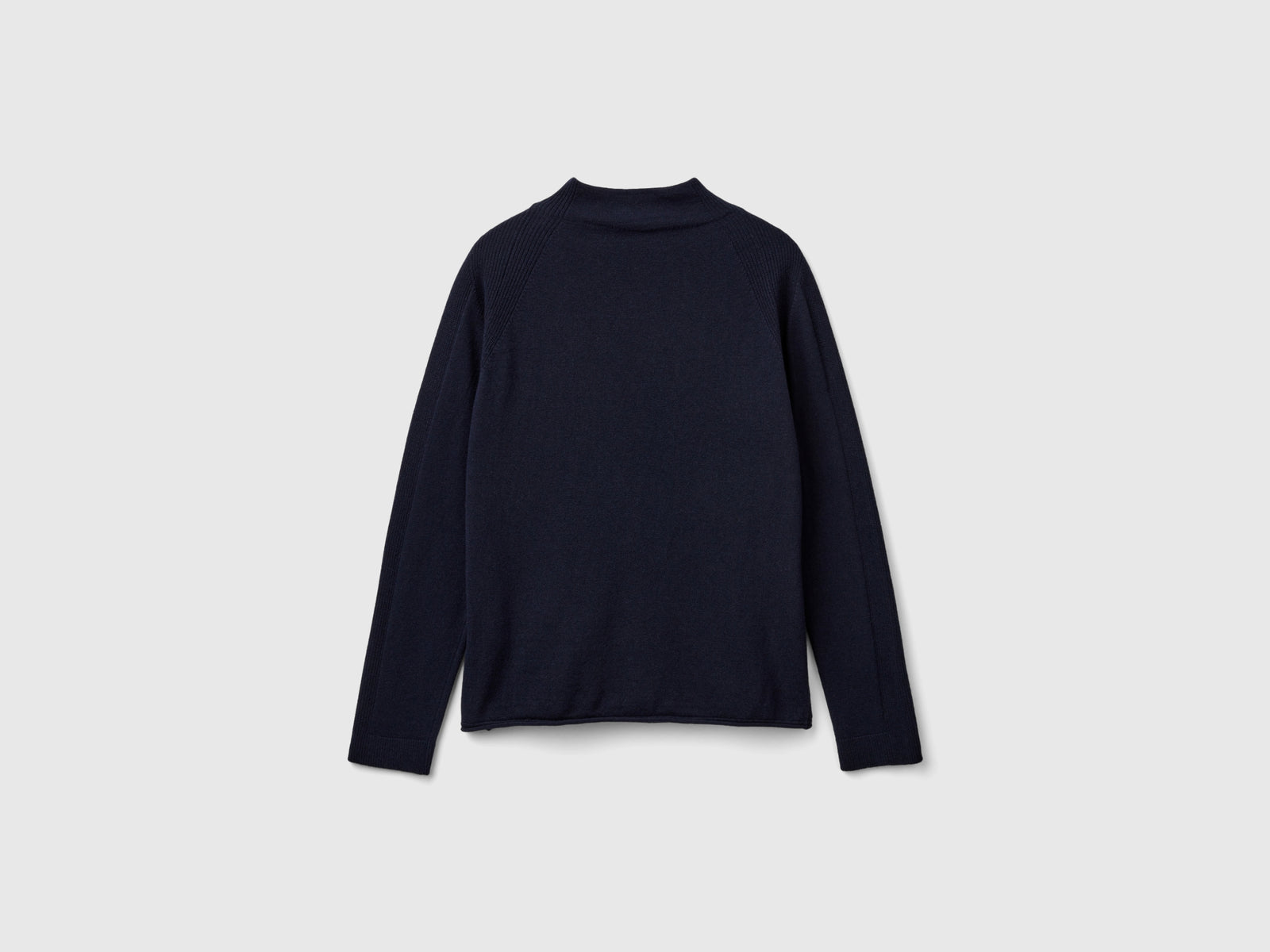 Maglione in misto cashmere da donna blu scuro 2 | Benetton Outlet