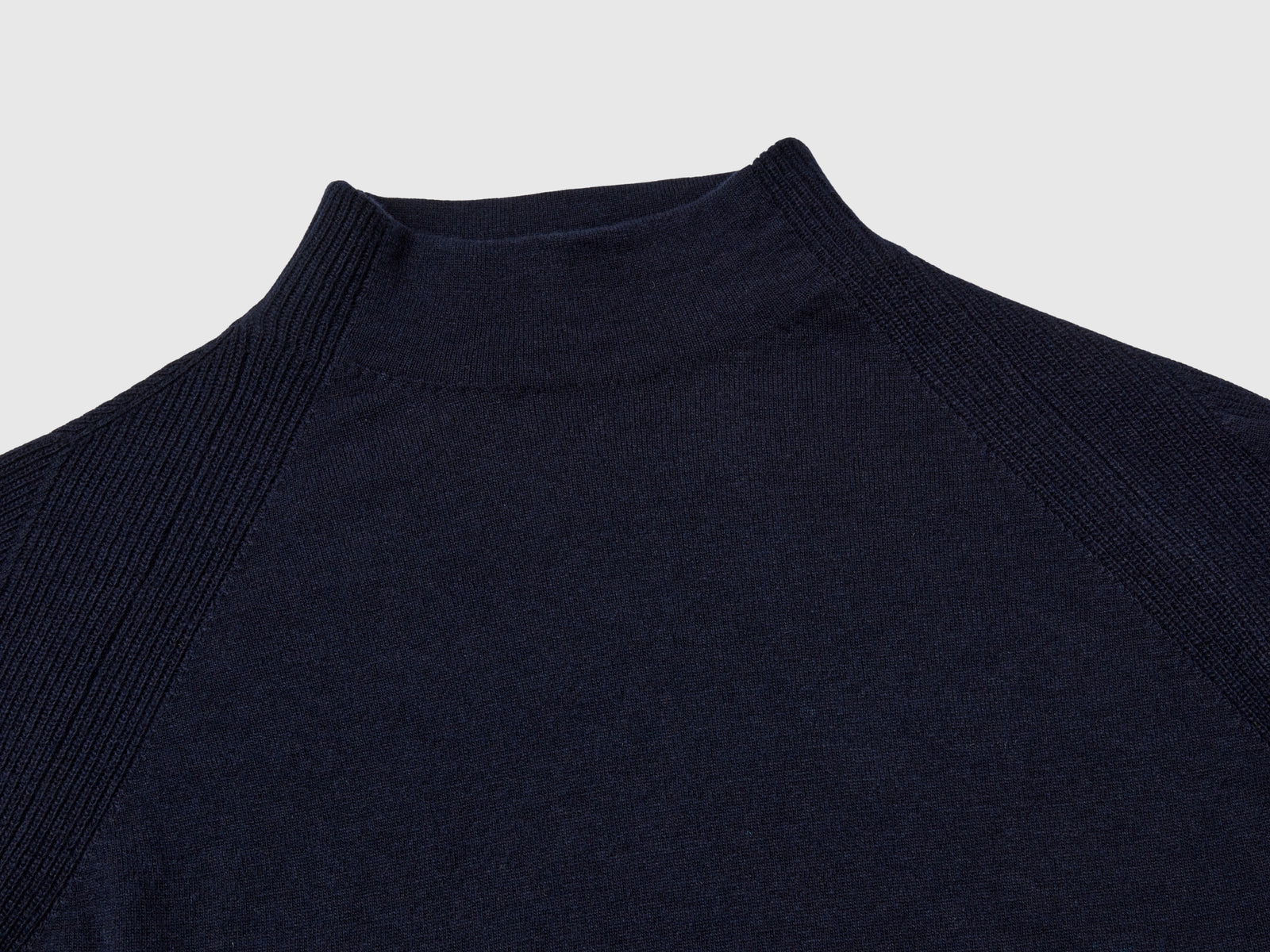 Maglione in misto cashmere da donna blu scuro 3 | Benetton Outlet