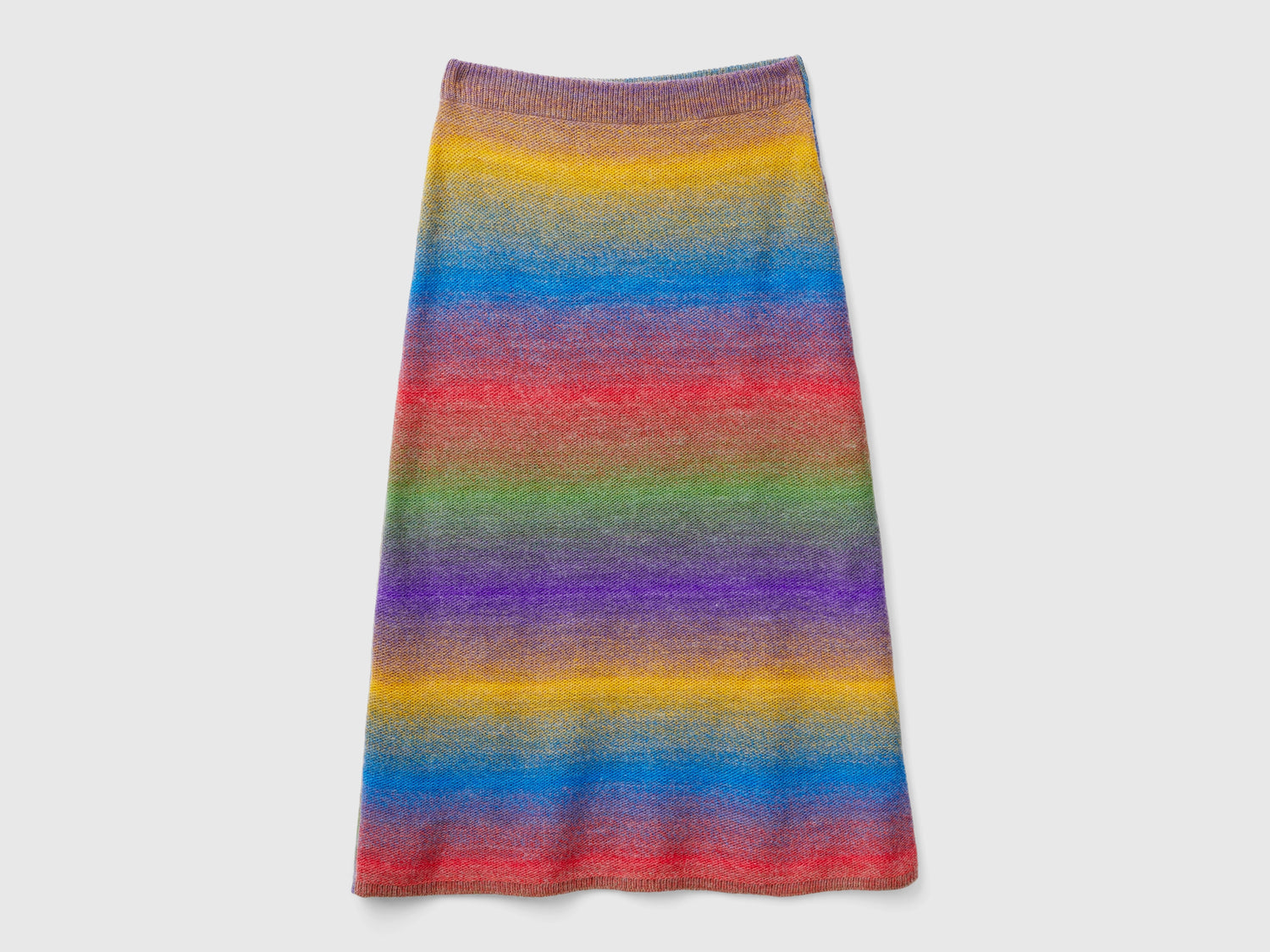 Gonna in maglia da donna multi-color | Benetton Outlet