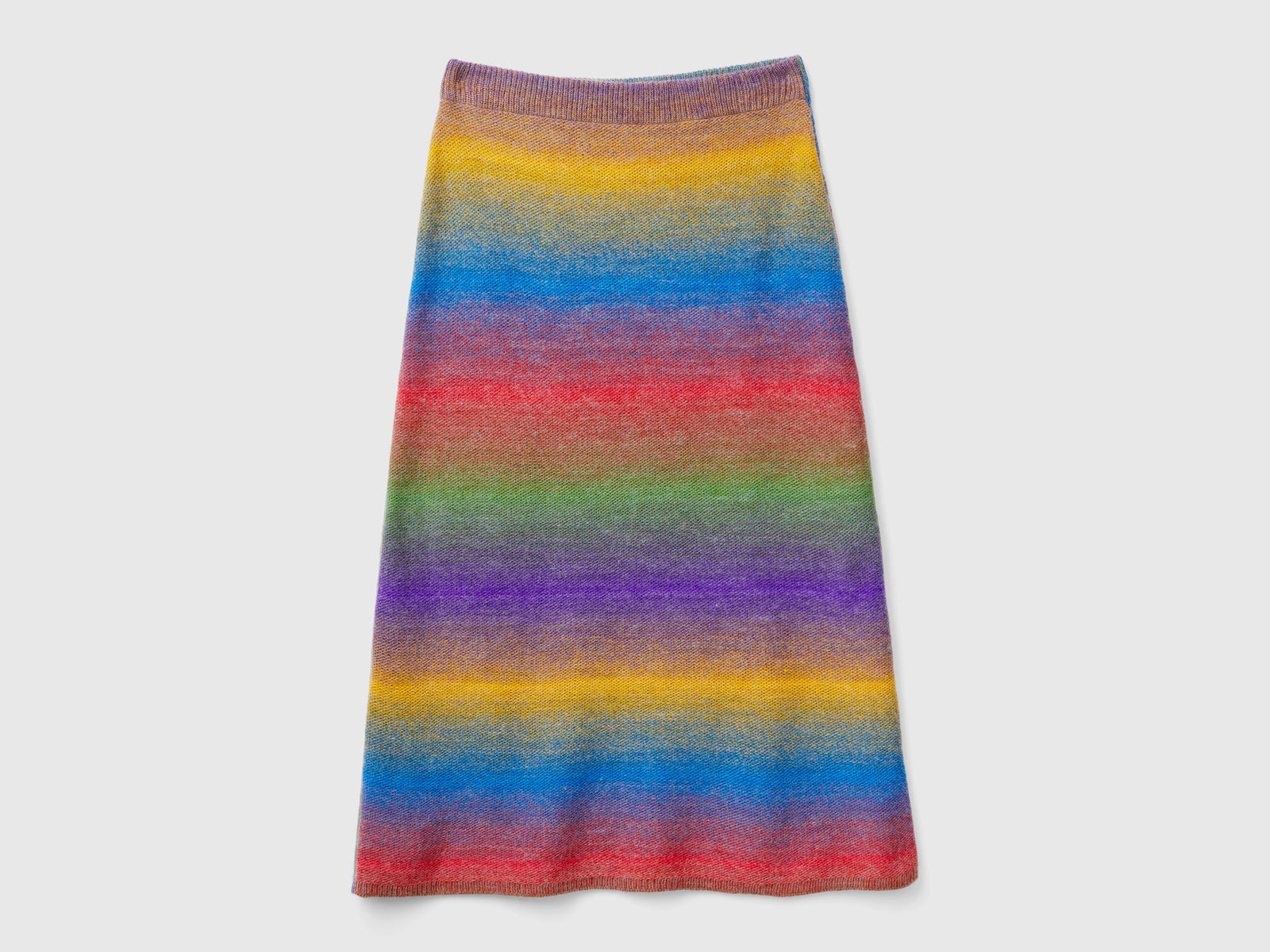 Gonna in maglia da donna multi-color | Benetton Outlet