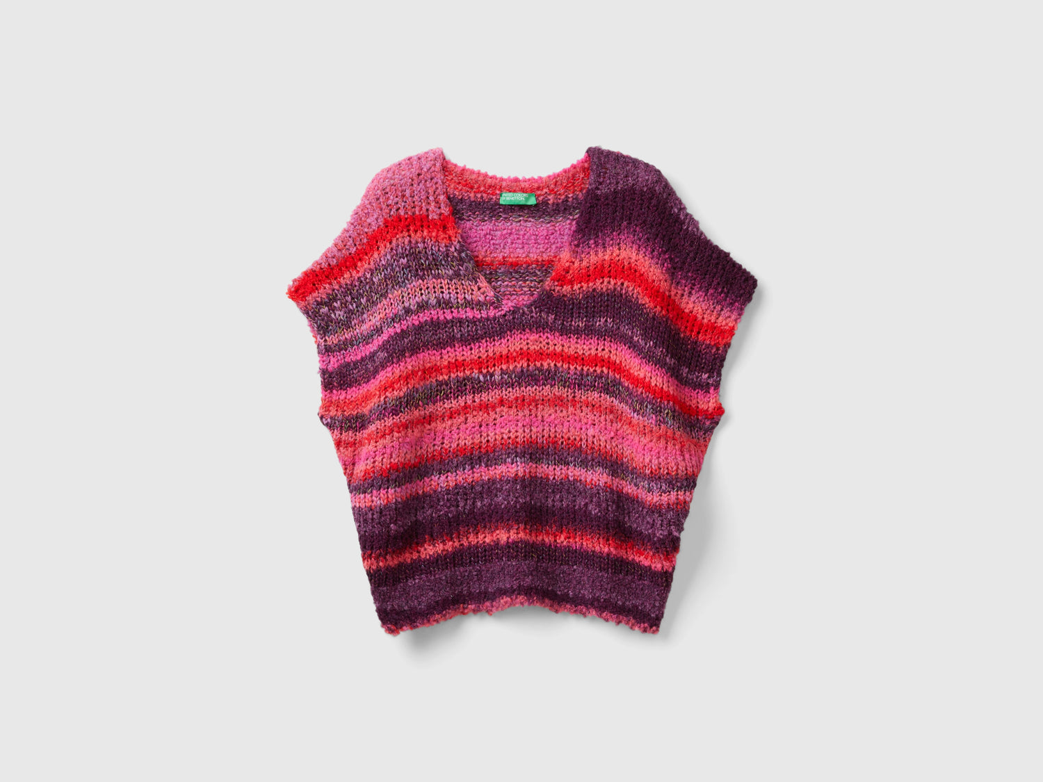 Gilet in misto lana da donna multi-color | Benetton Outlet