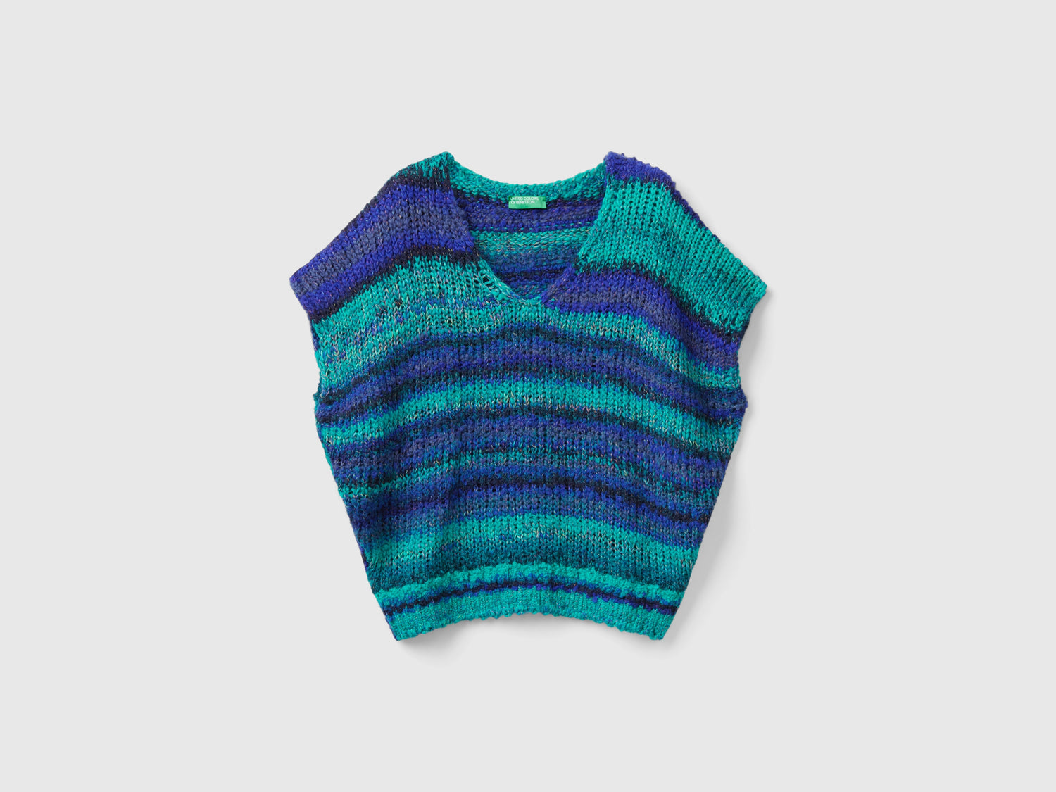 Gilet in misto lana da donna multi-color | Benetton Outlet