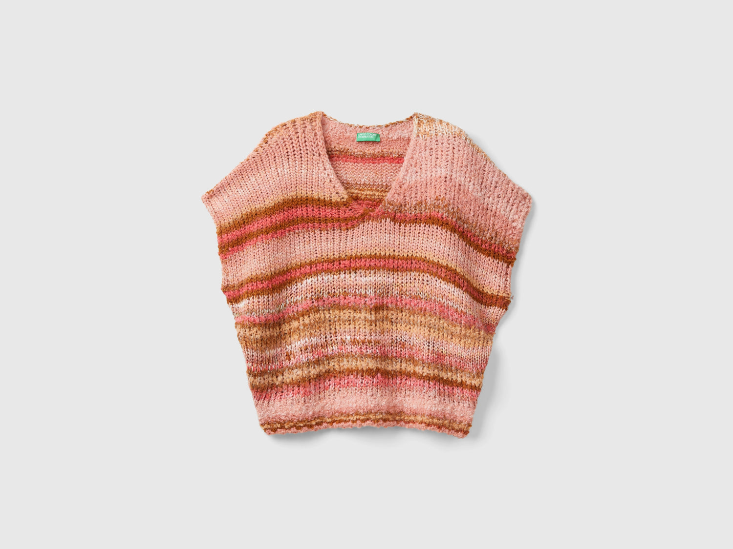 Gilet in misto lana da donna multi-color | Benetton Outlet