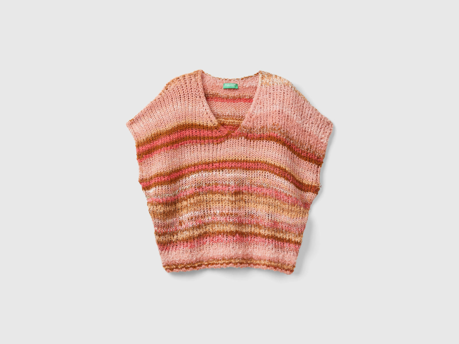 Gilet in misto lana da donna multi-color | Benetton Outlet