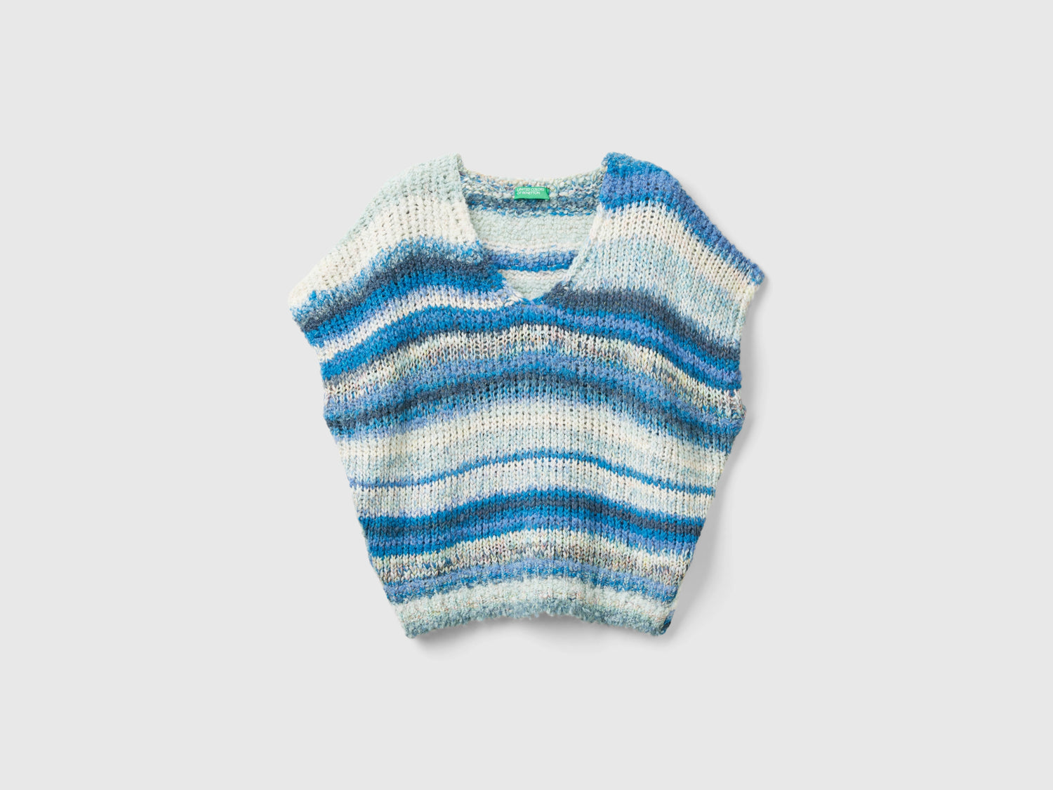 Gilet in misto lana da donna multi-color | Benetton Outlet