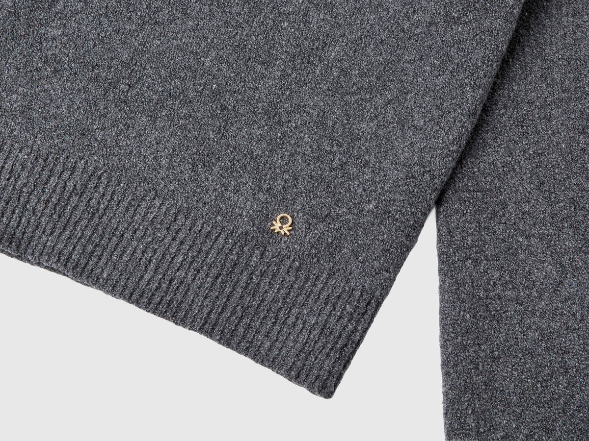 Polo in maglia cropped