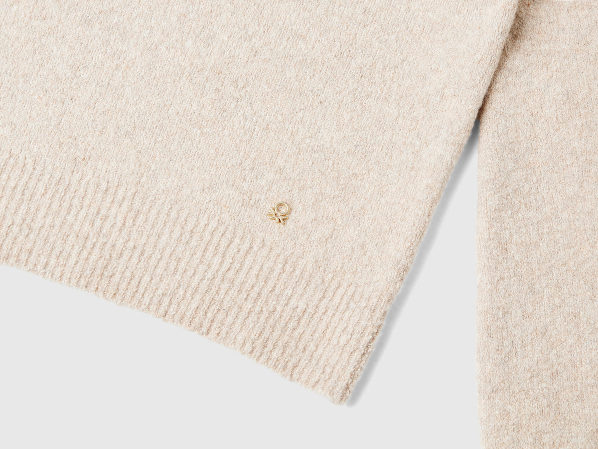 Polo in maglia cropped