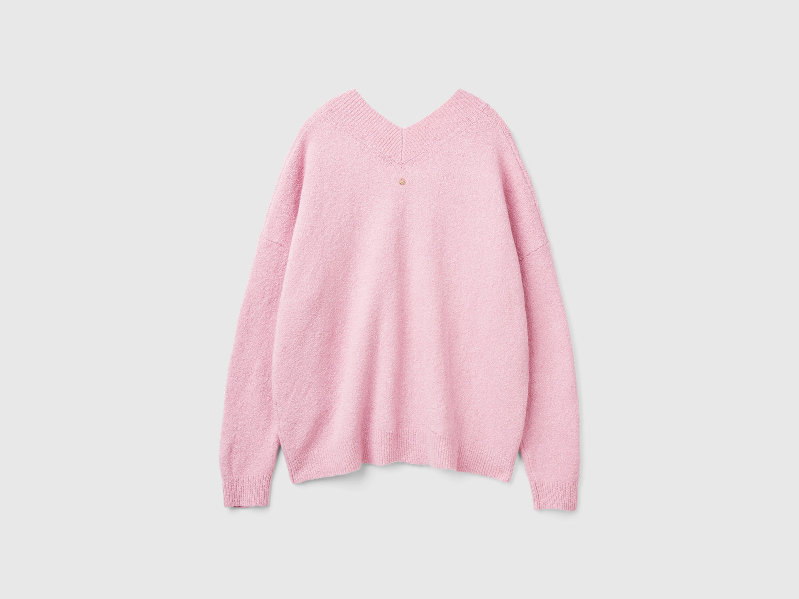 Maglia con scollo a V da donna lilla 2 | Benetton Outlet