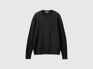 Maglia bouclé girocollo