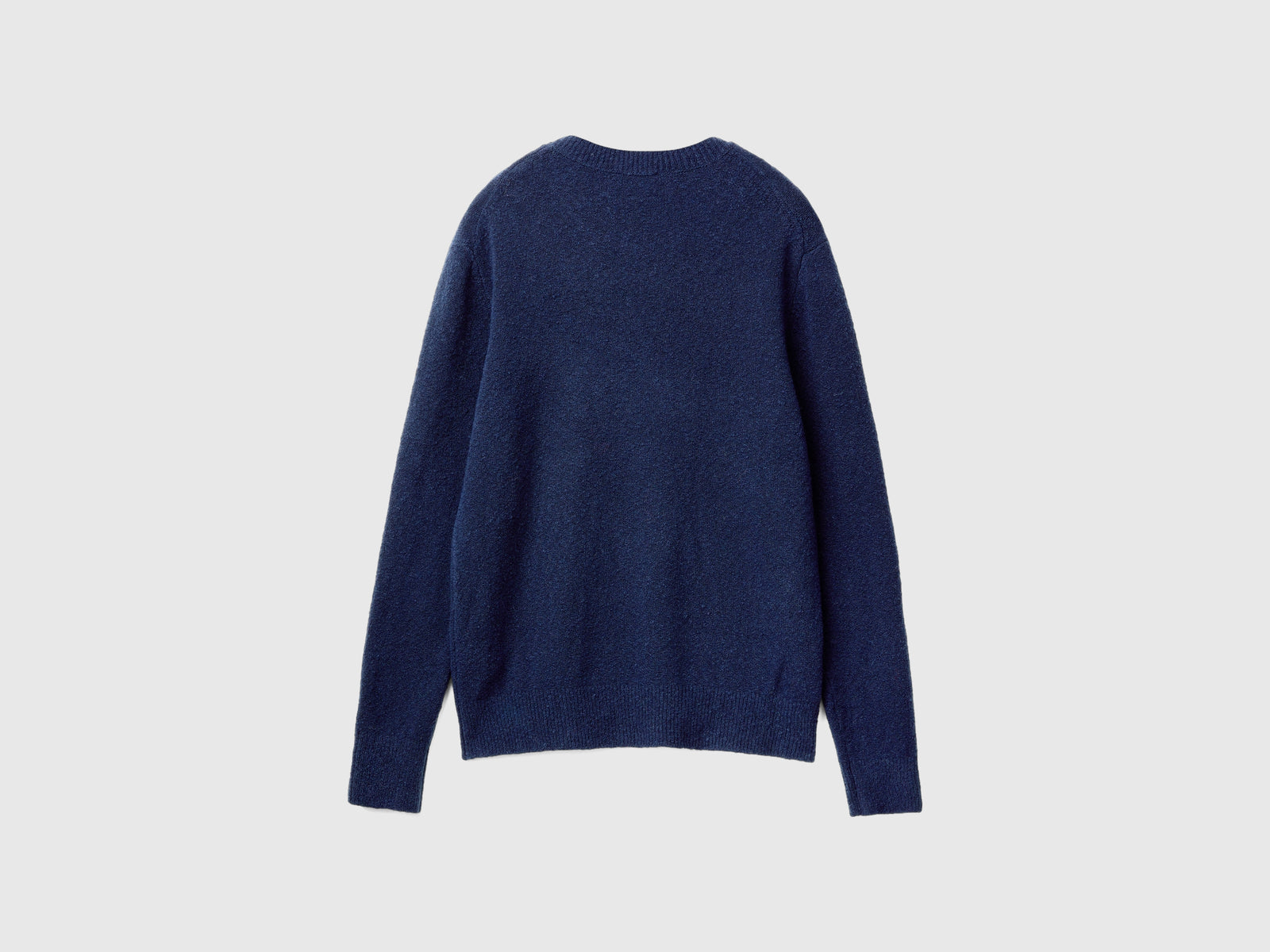 Maglia bouclé girocollo da uomo blu scuro 2 | Benetton Outlet