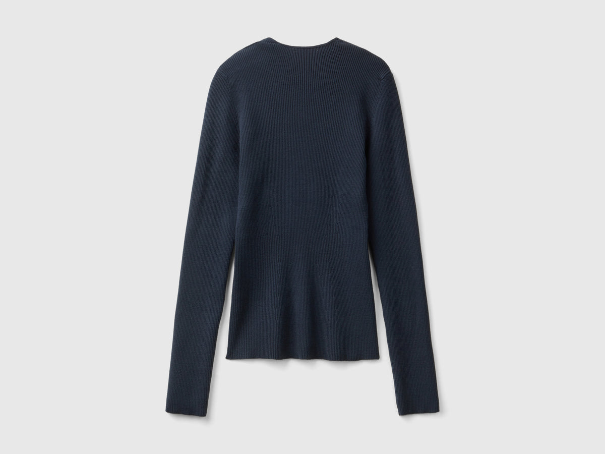 Maglia con scollo a cuore