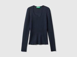 Maglia con scollo a cuore