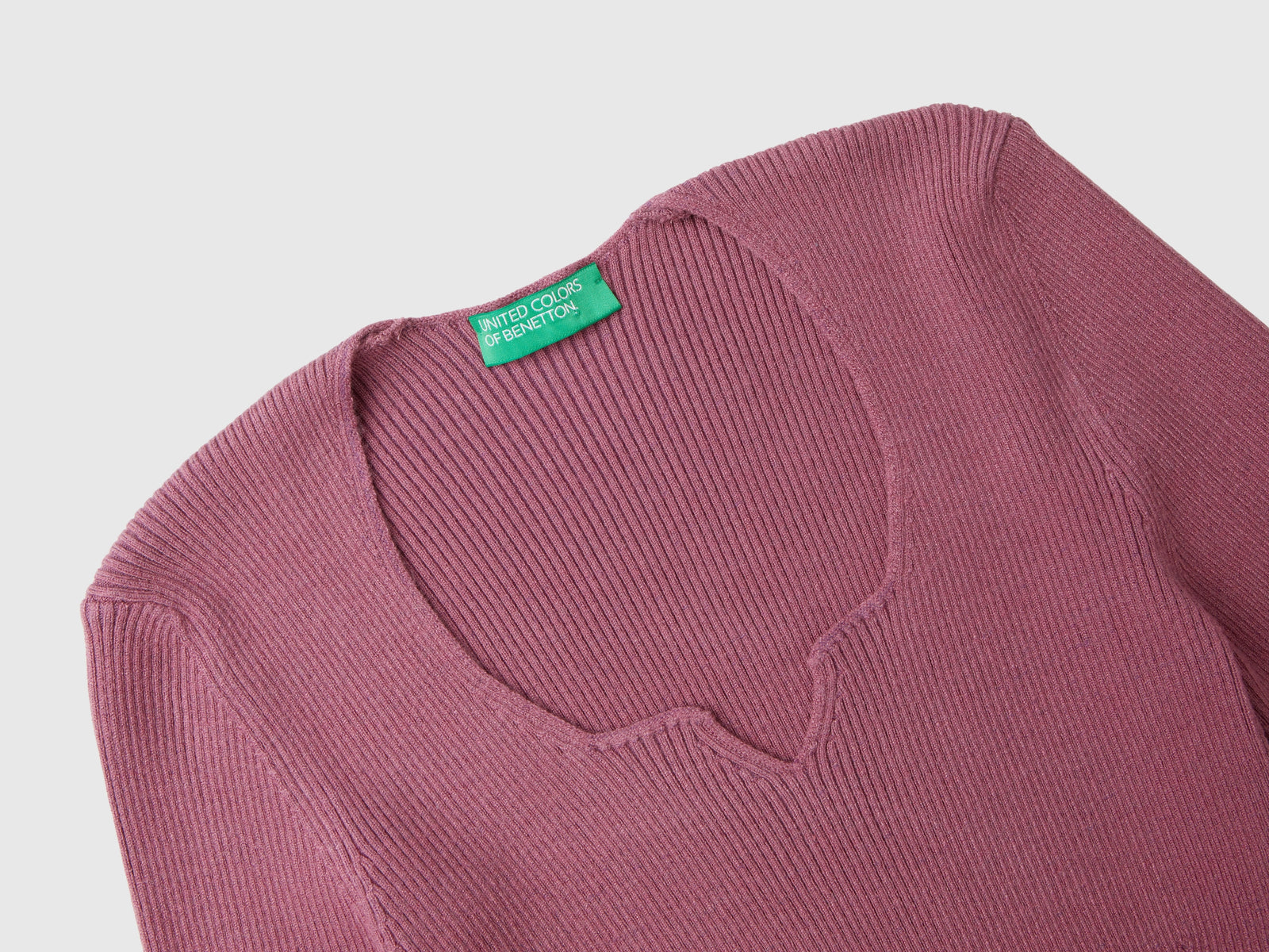 Sweetheart neckline sweater da donna fard 3 | Benetton Outlet