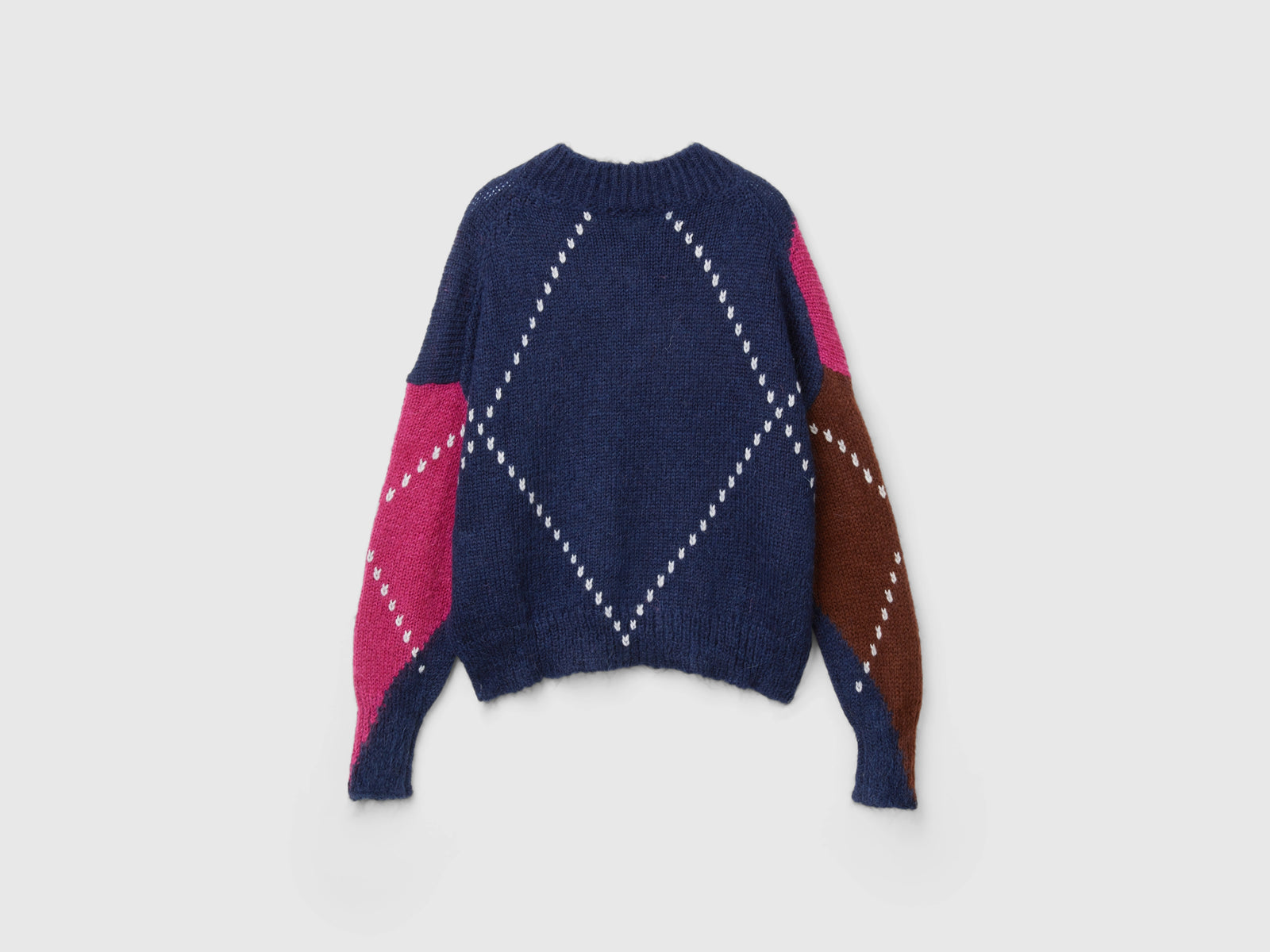 Boxy fit mohair blend sweater da donna multi-color 2 | Benetton Outlet