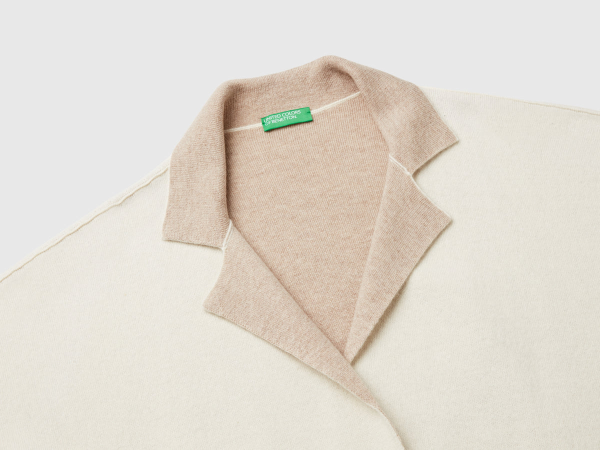 Cappotto aperto reversibile