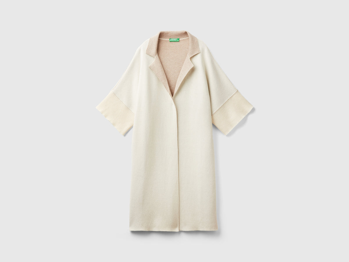 Cappotto aperto reversibile