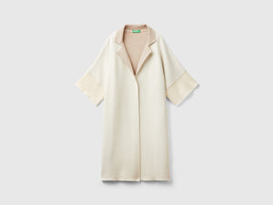 Cappotto aperto reversibile