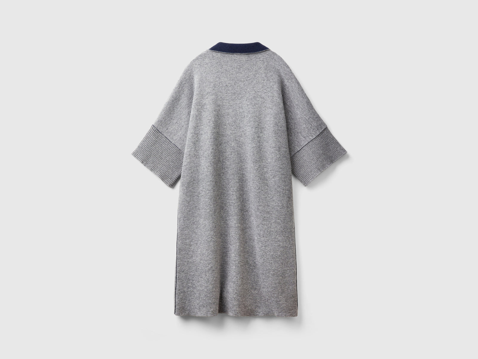 Cappotto aperto reversibile da donna grigio chiaro 2 | Benetton Outlet