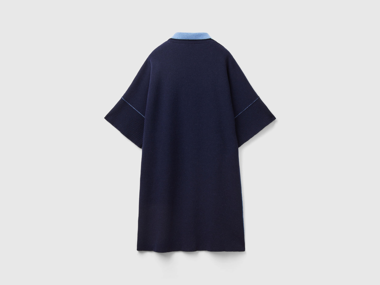 Cappotto aperto reversibile da donna blu scuro 2 | Benetton Outlet