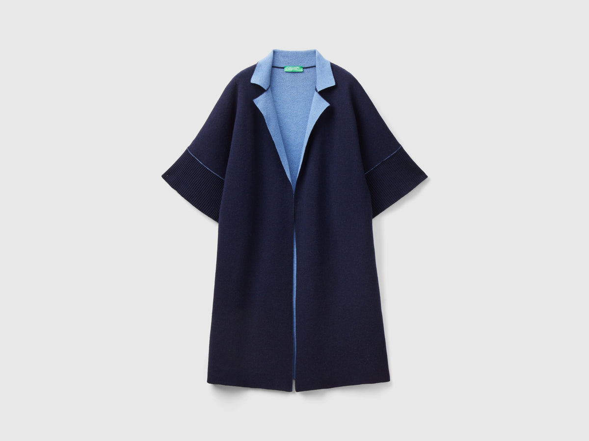 Cappotto aperto reversibile