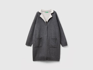 Cappotto reversibile in maglia