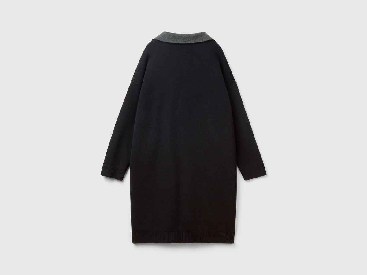 Cappotto reversibile in maglia