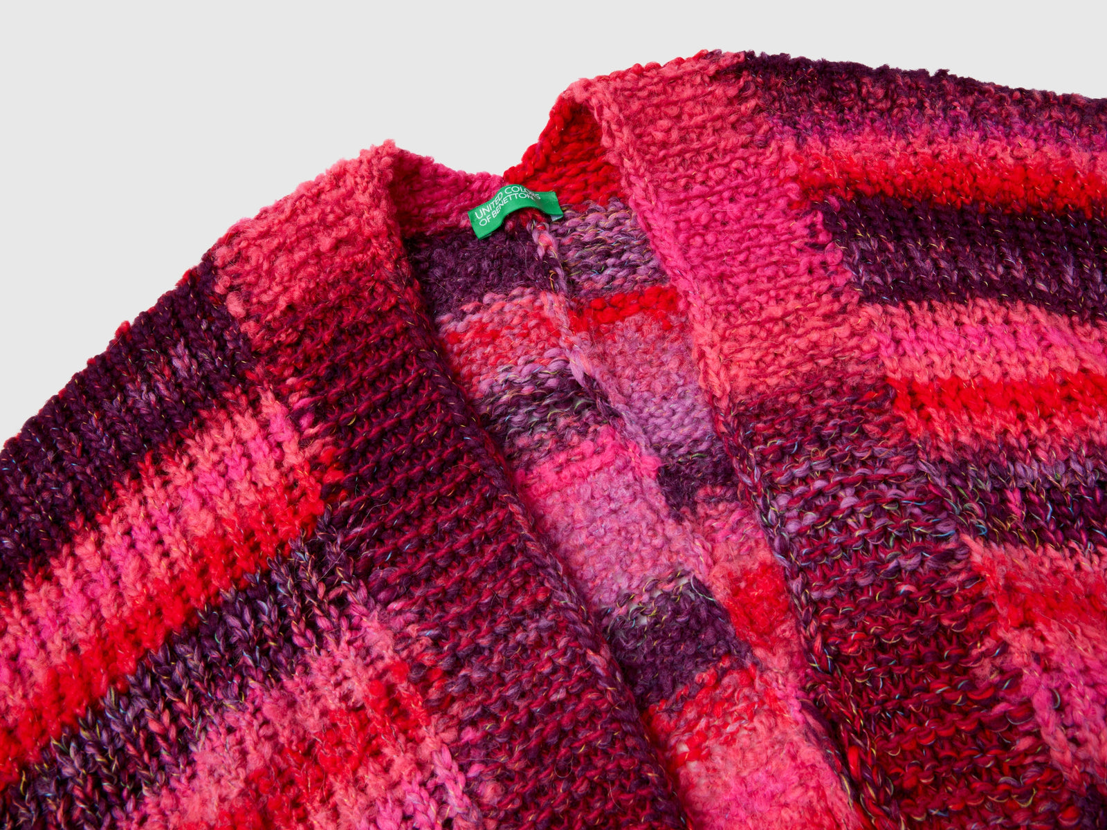 Poncho in misto lana da donna multi-color 3 | Benetton Outlet