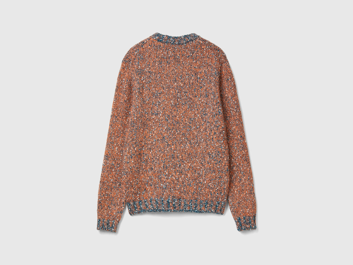Maglia reversibile in misto mohair