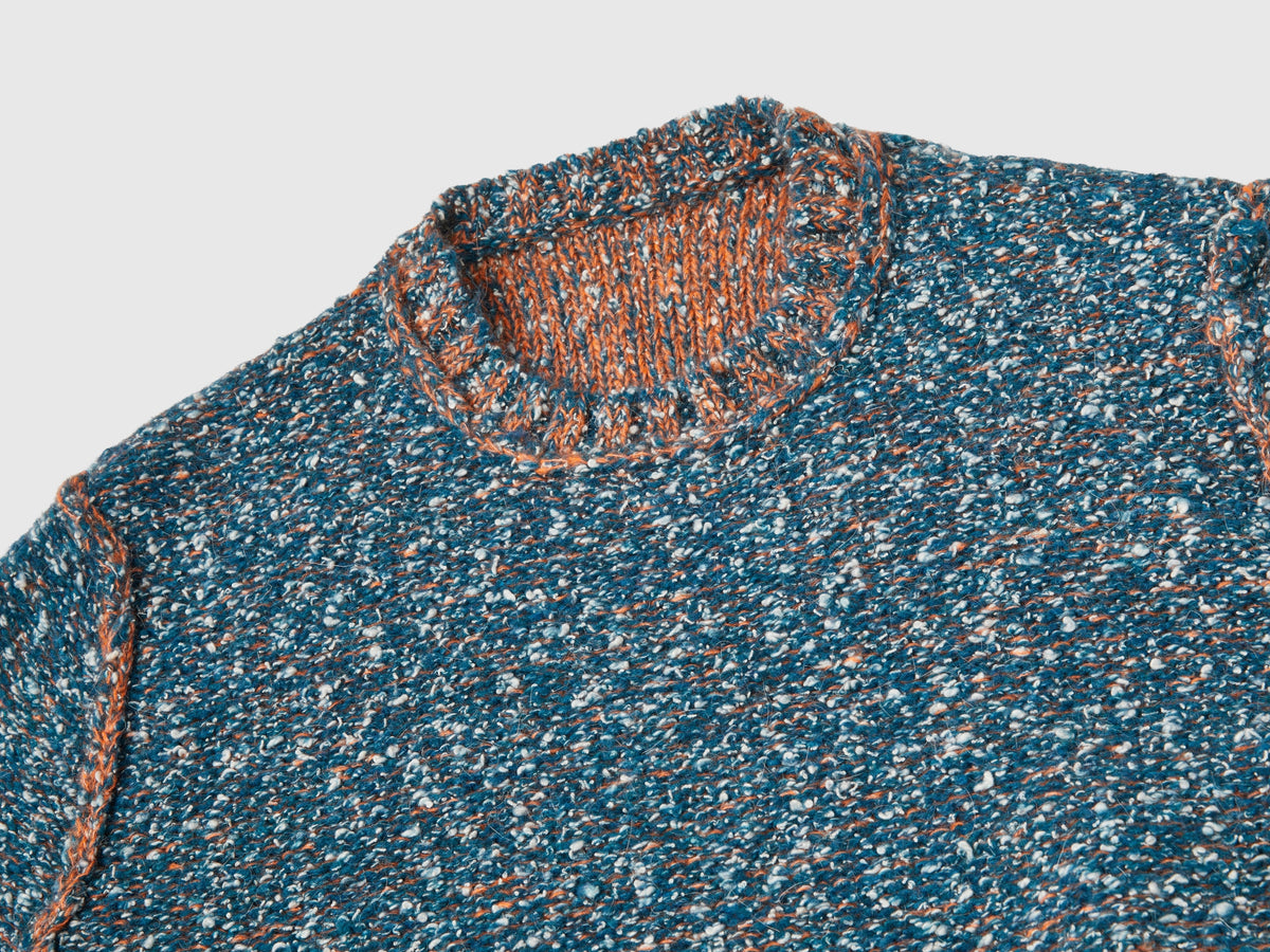 Maglia reversibile in misto mohair