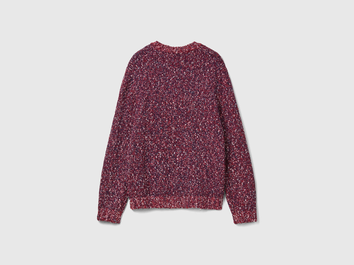 Maglia reversibile in misto mohair