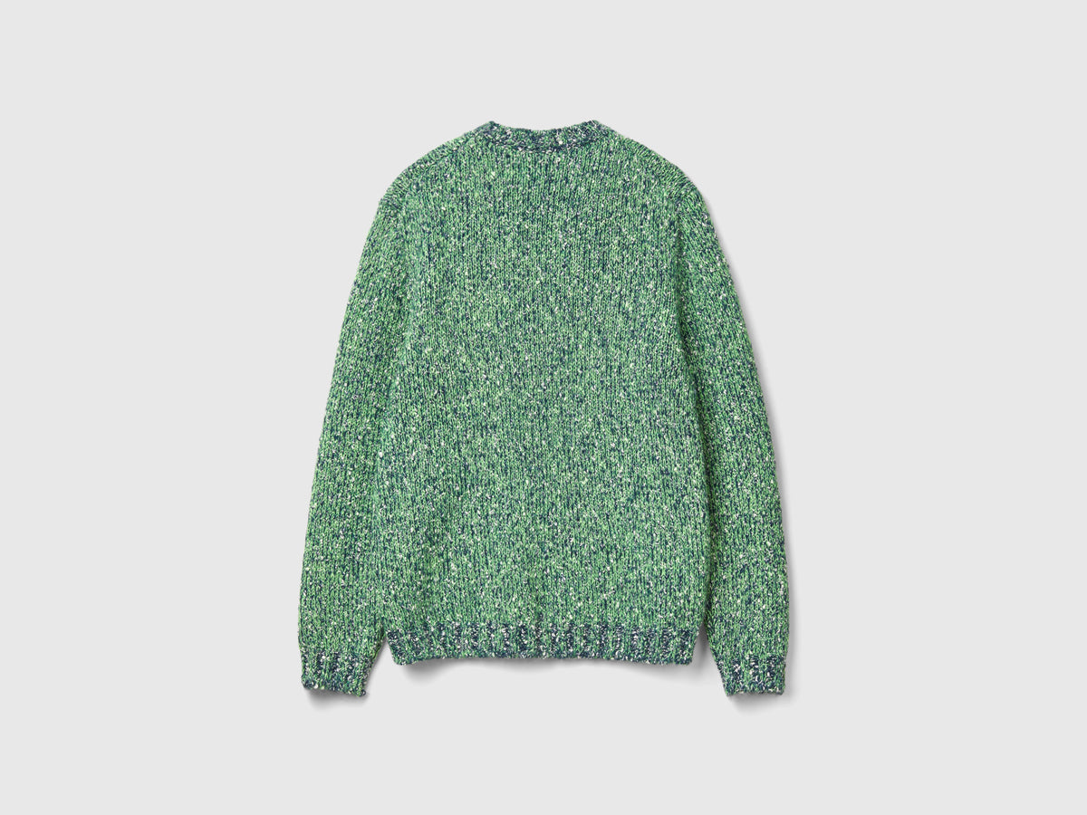 Maglia reversibile in misto mohair