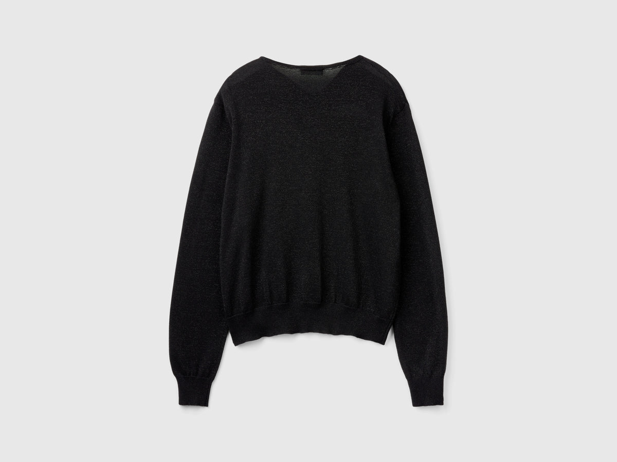 Maglia cut out con lurex