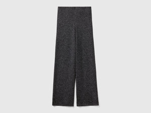 Pantalones palazzo con lurex