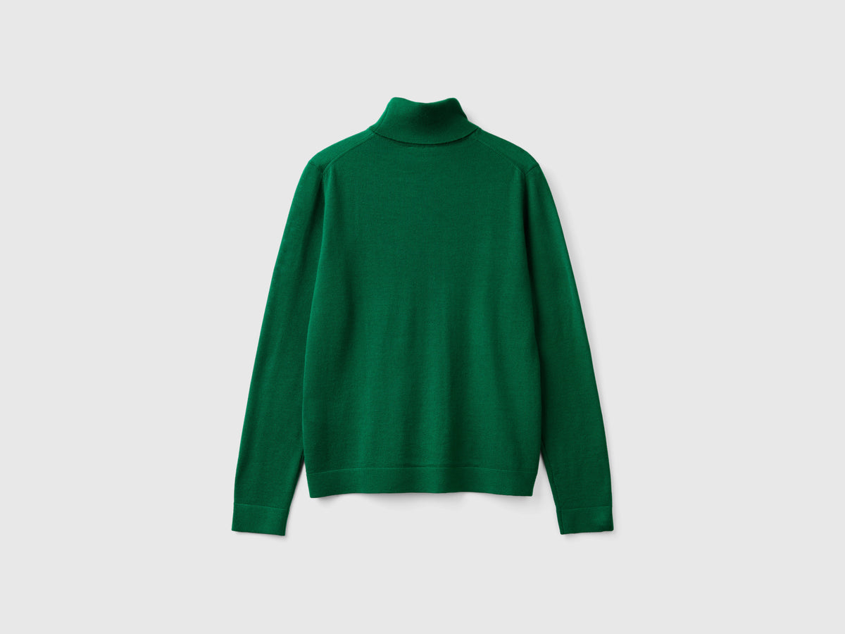Pure Merino wool turtleneck