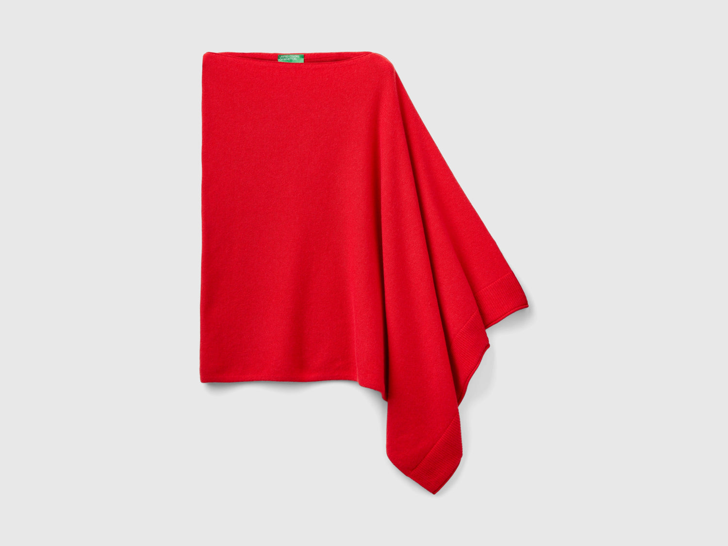 Mantella in misto cashmere da donna rosso | Benetton Outlet
