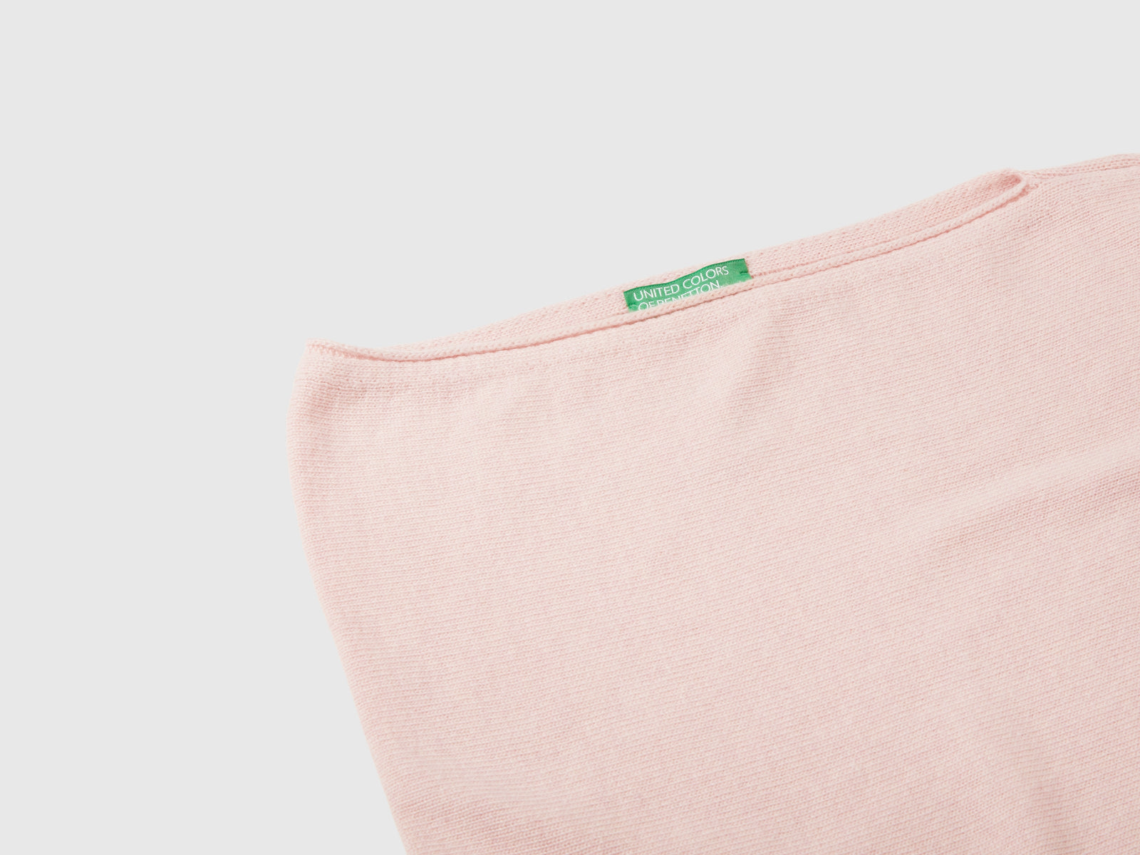 Mantella in misto cashmere da donna rosa pastello 3 | Benetton Outlet