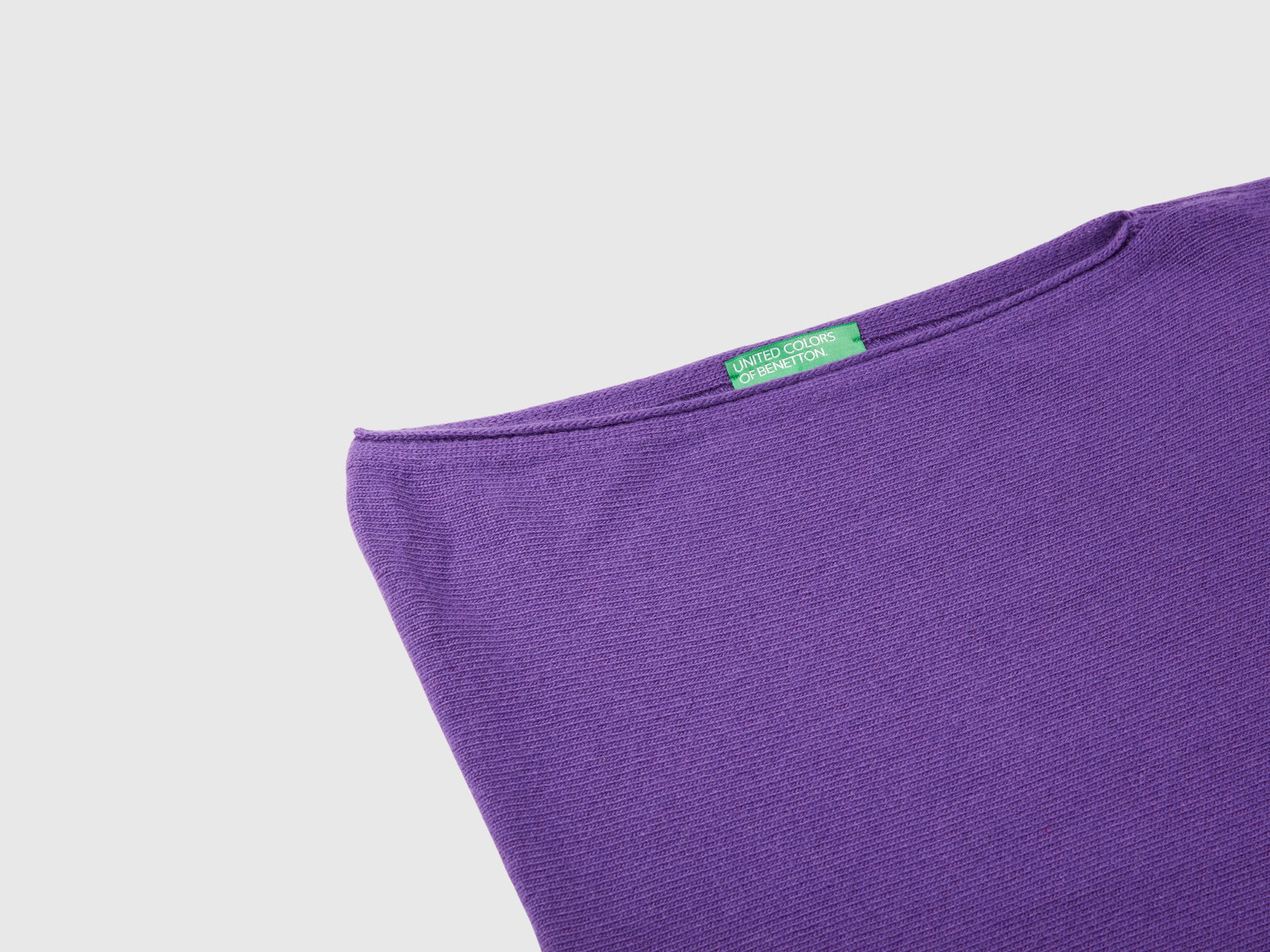 Mantella in misto cashmere da donna viola 3 | Benetton Outlet