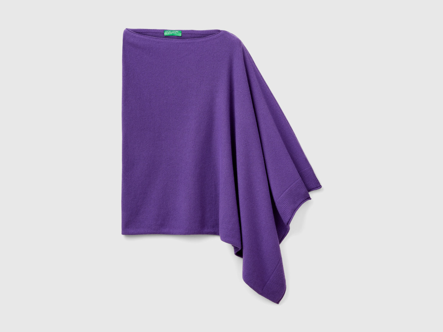 Mantella in misto cashmere da donna viola | Benetton Outlet